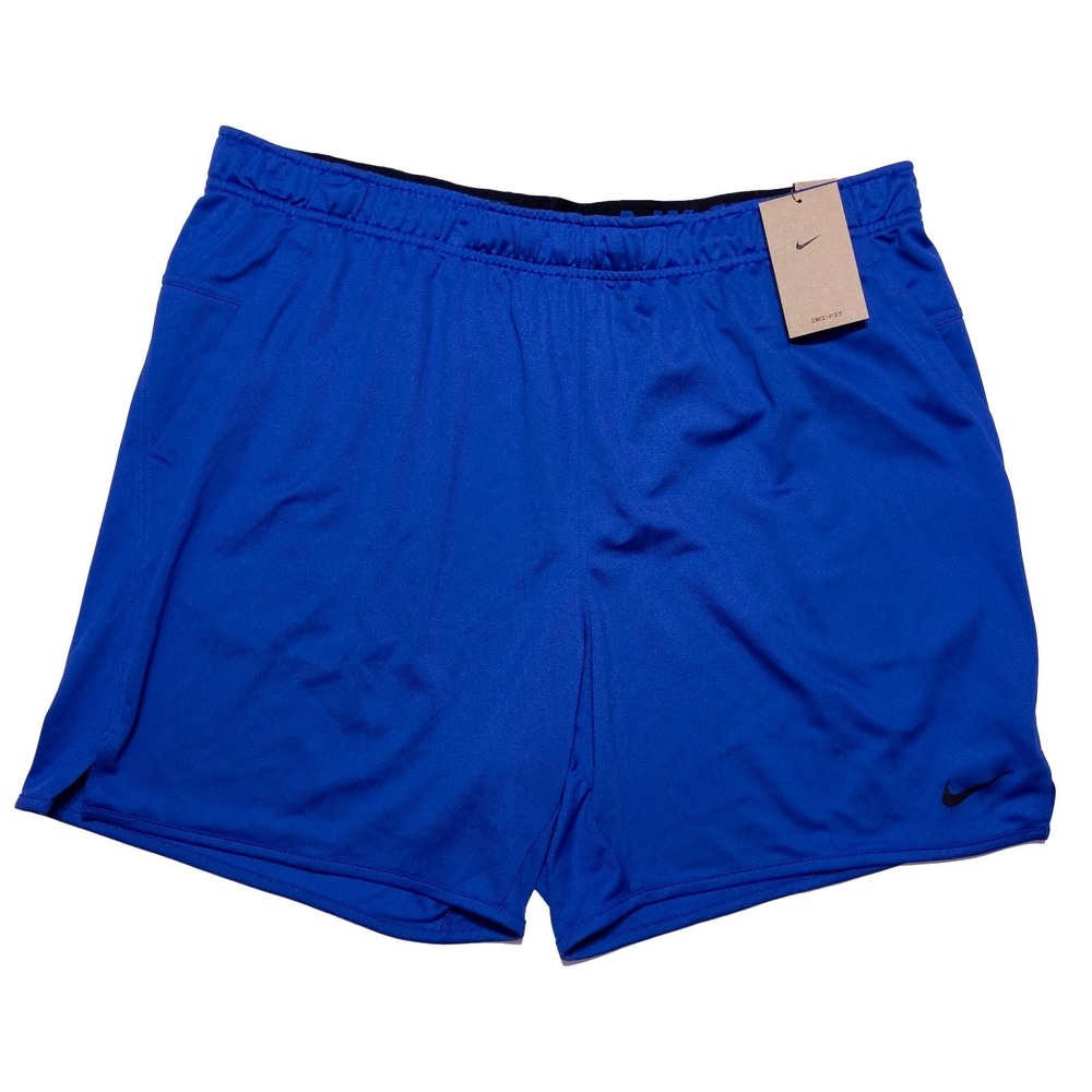 NIKE Men's Dri-FIT Totality 7" Unlined Athletic Shorts FB4196 Blue XXL 2XL ~ New